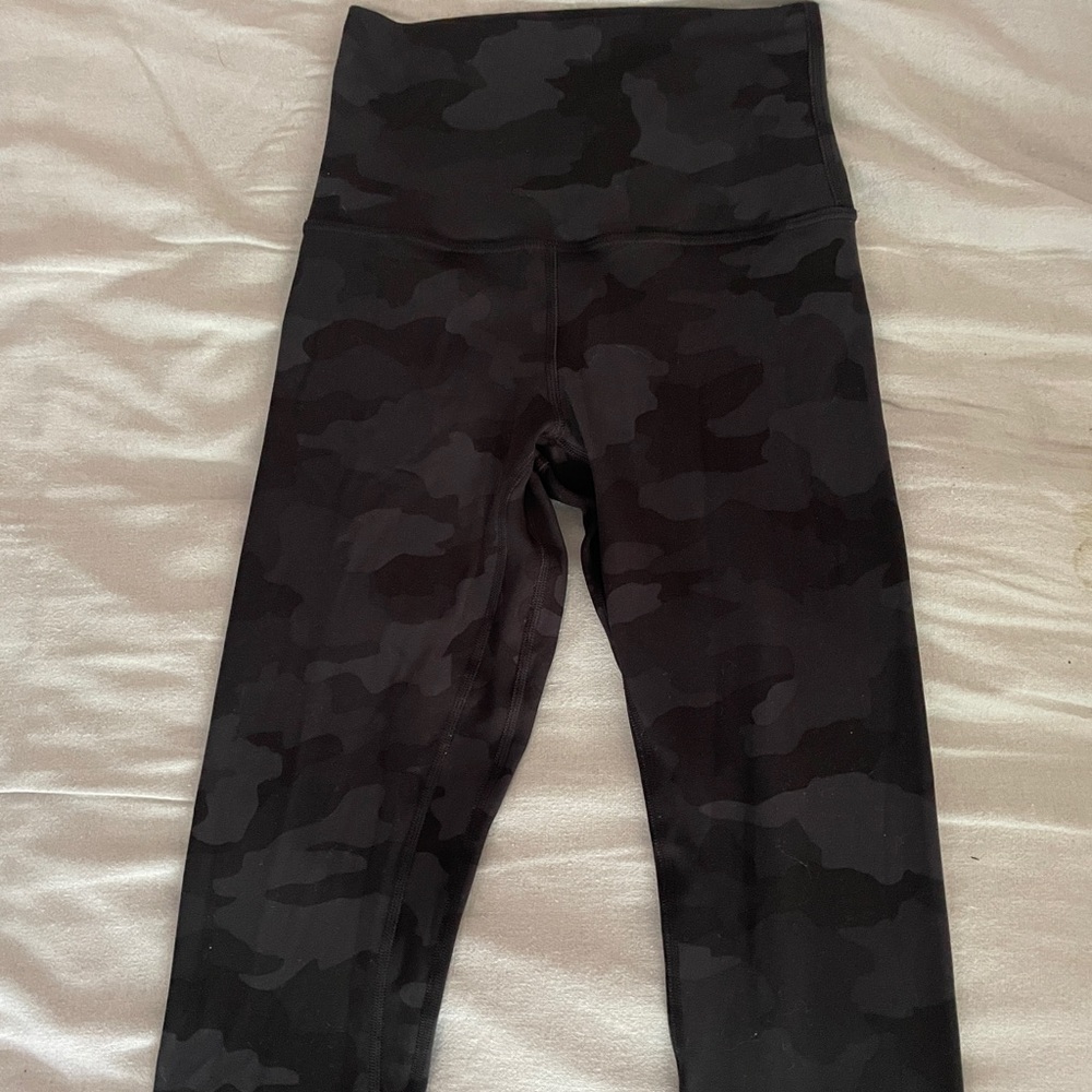 lulu lemon camo align leggings